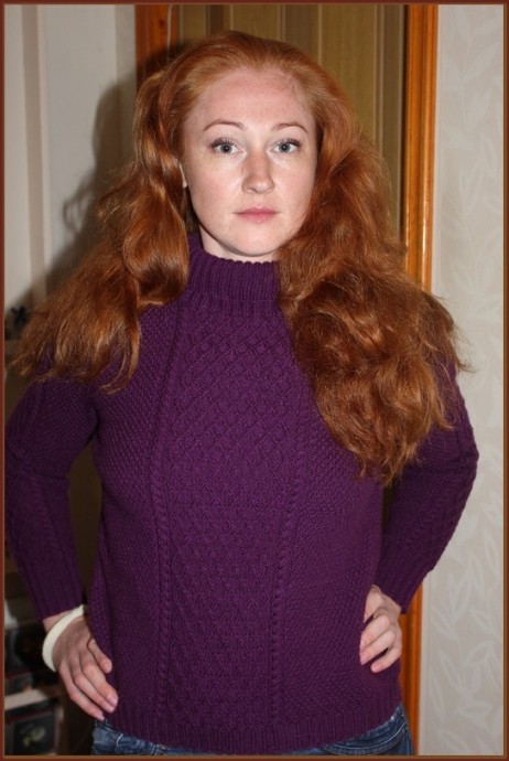 Свитер для Лены по мотивам пуловера Gelsomina от Бруклин Твид