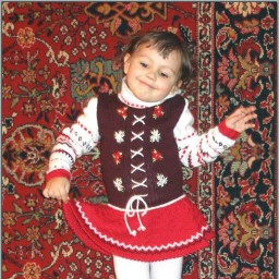 Вязание для внучек подруги