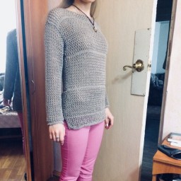 Бежевый полувер