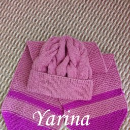 Розовый комплект