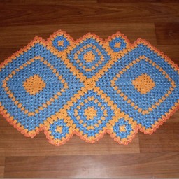 Коврик из мешочков и Шкатулка