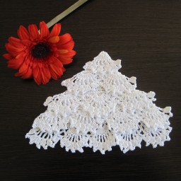 Жабо крючком