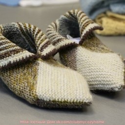 Давайте свяжем тапочки!