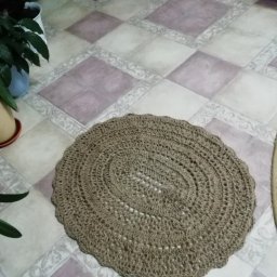 Коврик из джута