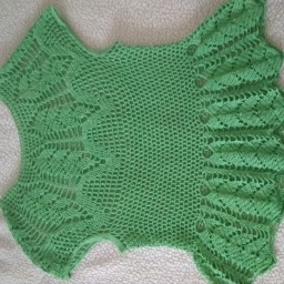 Летняя кофточка крючком.
