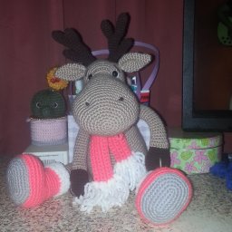 Новогодний олень Рудольф