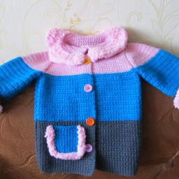 ​Кардиган "Розовый фламинго"