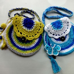 Детские сумочки крючком