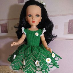 Играю,  вяжу крючком и спицами для кукол