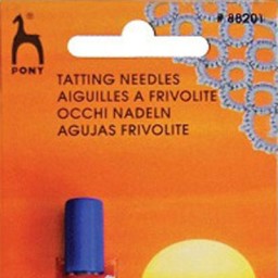 Фриволите иглой.