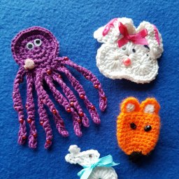 Детские брошки на одежду и рюкзаки