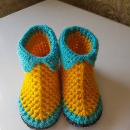 Детские домашние тапочки на войлочной подошве