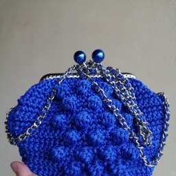 Pochette Blu cobalto