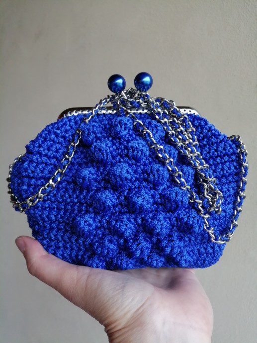 Pochette Blu cobalto