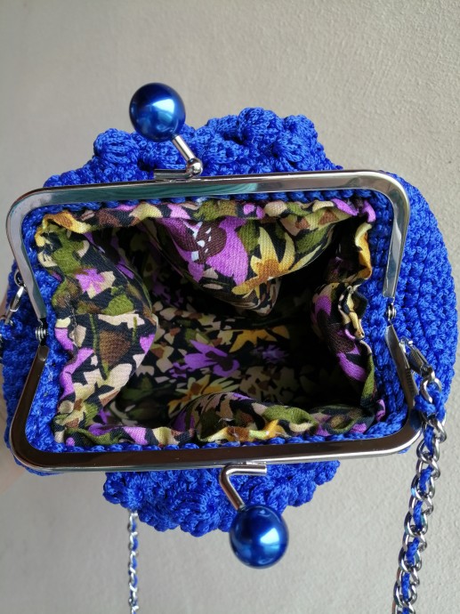 Pochette Blu cobalto