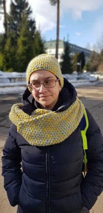 Мой первый вязаный комплект Мой первый вязаный комплект
