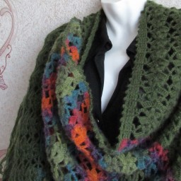 ​Палантин вязаный Оазис.