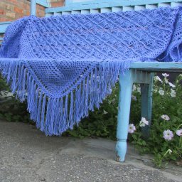 Шаль вязаная Подарочная