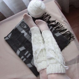 Гетры вязаные Теплая зима