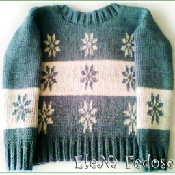 Детский свитер "Снежинка"