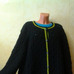 Кардиган из пряжи Ализе файн.