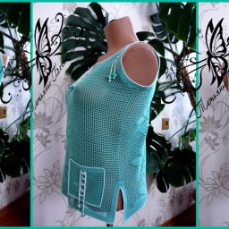 Кофточка филейкой