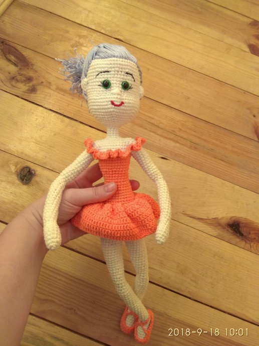 Кукла Балерина крючком Кукла Балерина крючком
