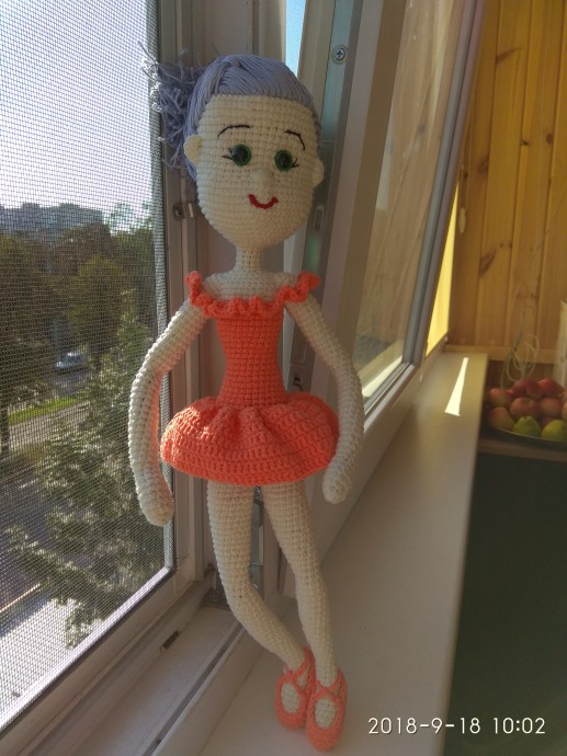 Кукла Балерина крючком Кукла Балерина крючком