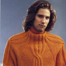 Мужской оранжевый джемпер