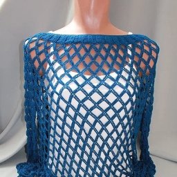 Полувер в сеточку