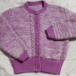 Теплая кофточка для внучки Аннушки