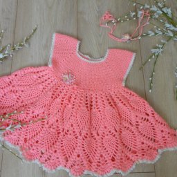 Платьице для малышки на полгодика (в наличии)