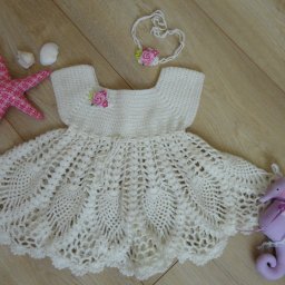 Платьице для малышки на полгодика (в наличии)