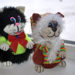 Праздничные котики