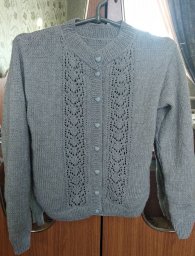 Кофточка из Ализе Коттон голд