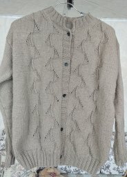 Кофта из пряжи Подмосковная