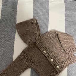 Жакет с капюшоном и ботики для малыша 9-12 месяцев.