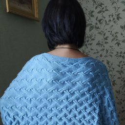 Летний вариант кофточки оверсайз для дочки