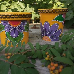 Цветочные горшки своими руками из бросового материала.