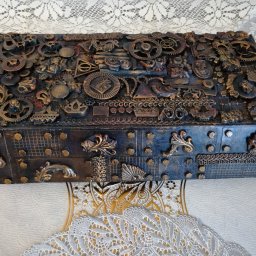 Шкатулка в стиле стимпанк