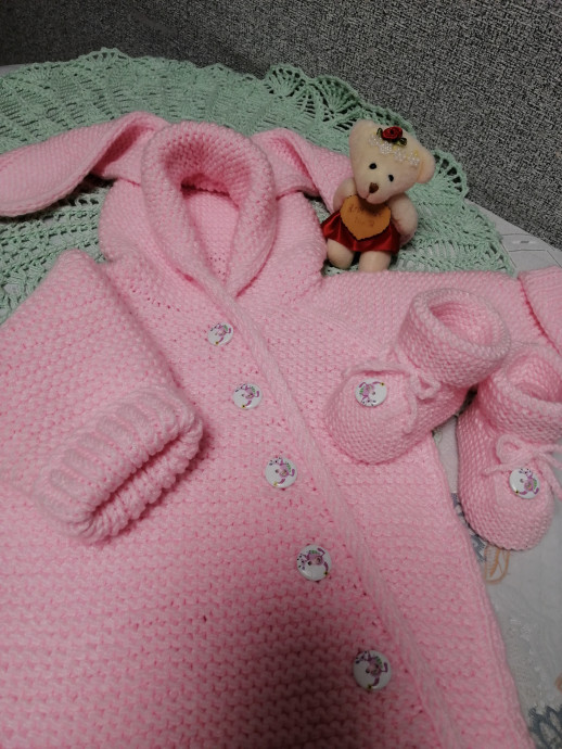 Конверт для новорожденного зайка "BUNNY" по мастер-классу Сажиной Татьяны Конверт для новорожденного зайка "BUNNY" по мастер-классу Сажиной Татьяны