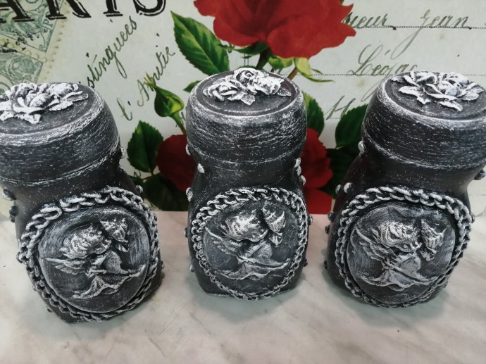 Три способа декора стеклянных банок. Три способа декора стеклянных банок.
