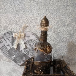 Декор бутылки.