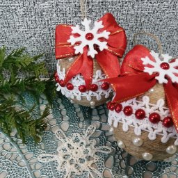 Украшения на елку своими руками 1 часть. Много идей.