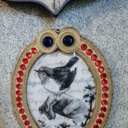 Панно из джута.