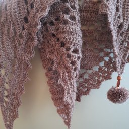 Шаль крючком (проба)
