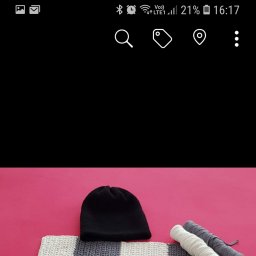 Шапка двойная. Салфетка.