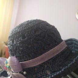 Из серии "Телега зимой": летняя шляпка из раффии