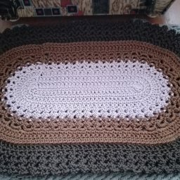 Ковер из шнура