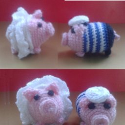 брелоки Моряк и балерина